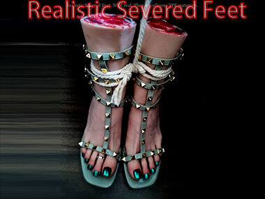 Realistic Severed Feet