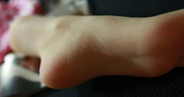 Foot worship toy silicone mannequin