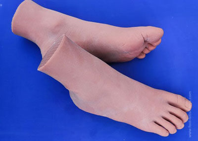 African skin feet