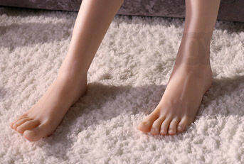 girl foot fetish toy