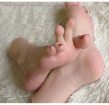 foot lover toy silicone mannequin