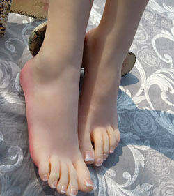 footfetish toys silicone mannequin