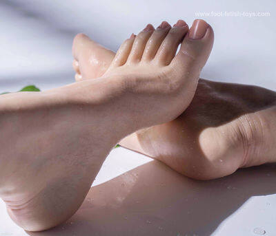 realistic silicone feet