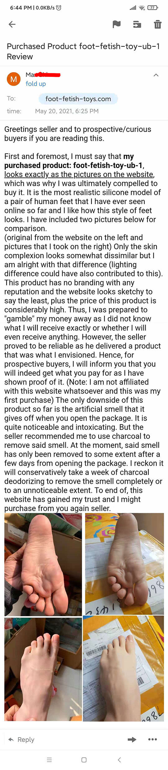foot fetish toys reviews