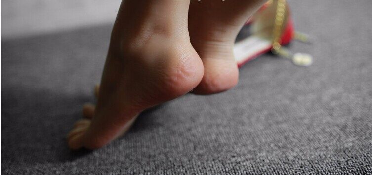 woman foot model