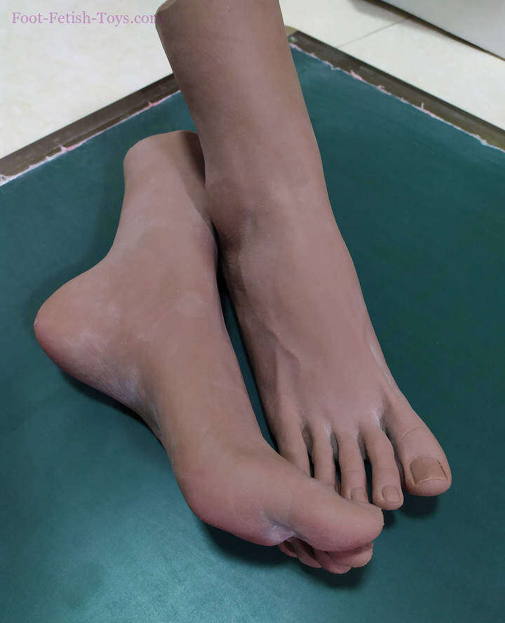 silicone black dark skin foot