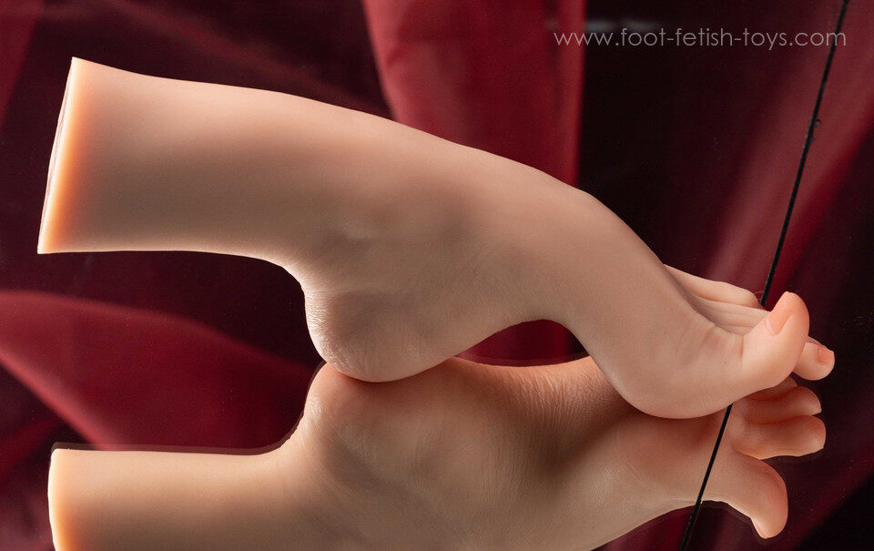 realistic silicone feet foot fetish toys