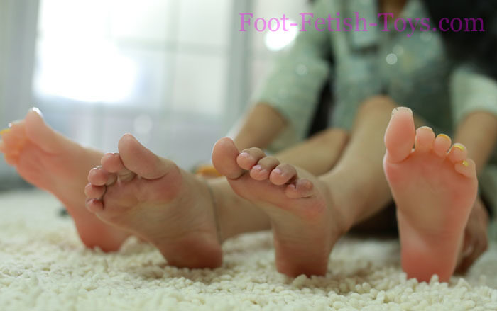 small girl feet