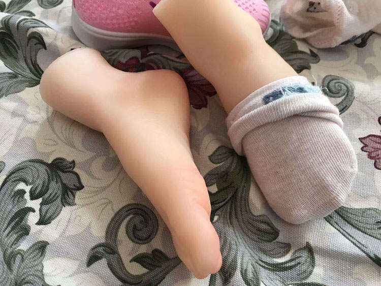 silicone Little girl foot