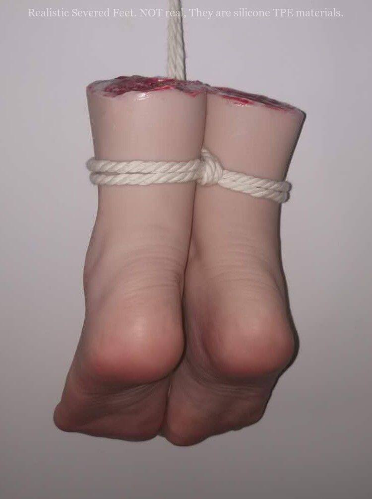 silicone Realistic Severed Feet