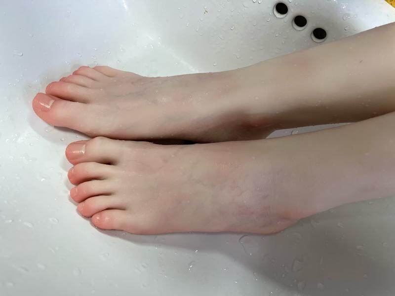 feet silicone toys