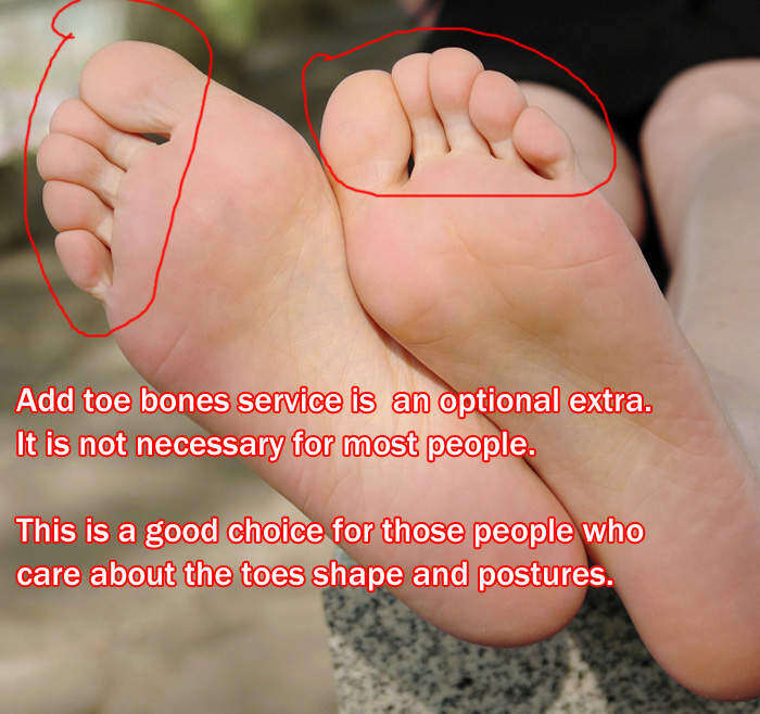 Add toe bones service