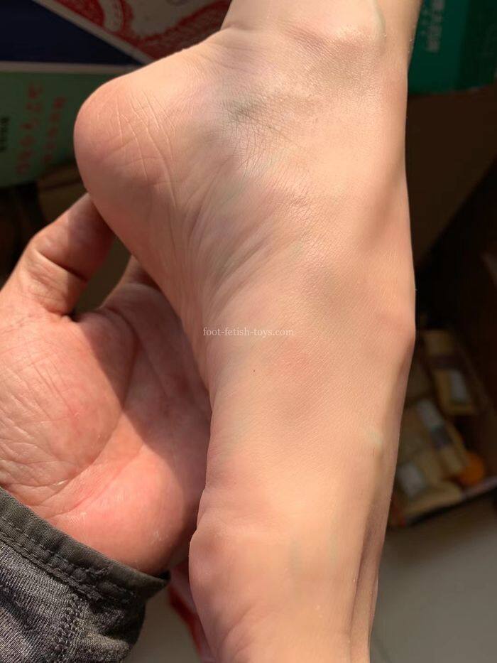 silicone foot toy
