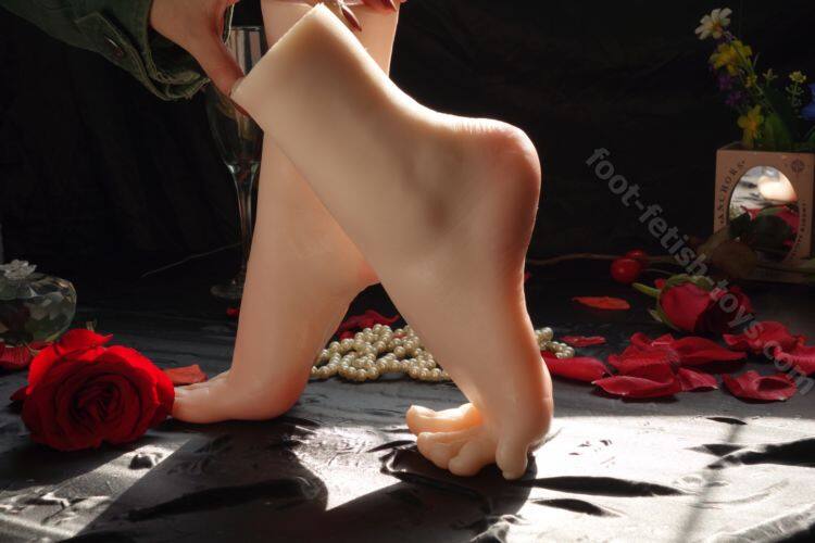 silicone foot fetish doll