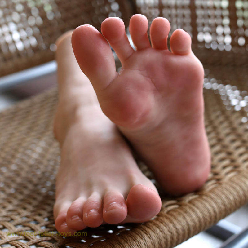 Realistic silicone feet feet silicone toys