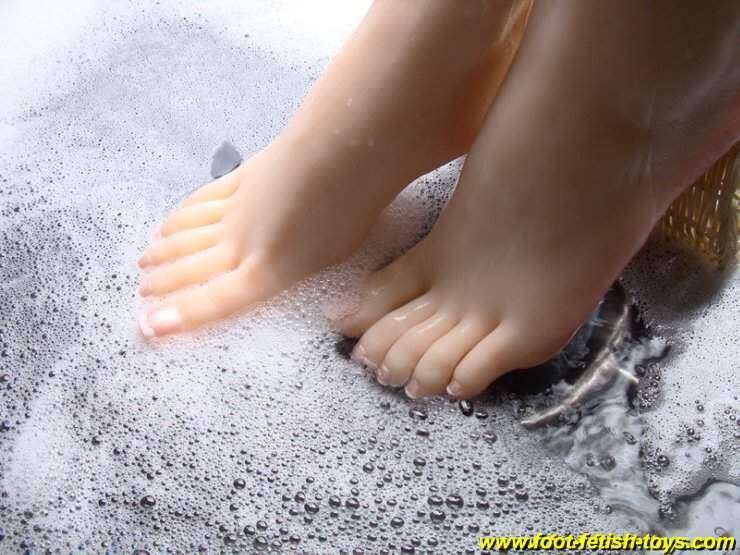 woman foot model