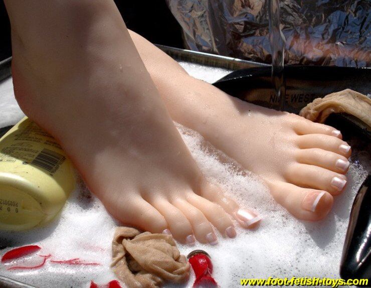 woman foot model