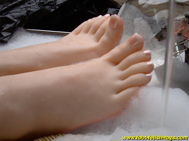 woman foot model