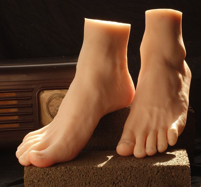 silicone boy foot model
