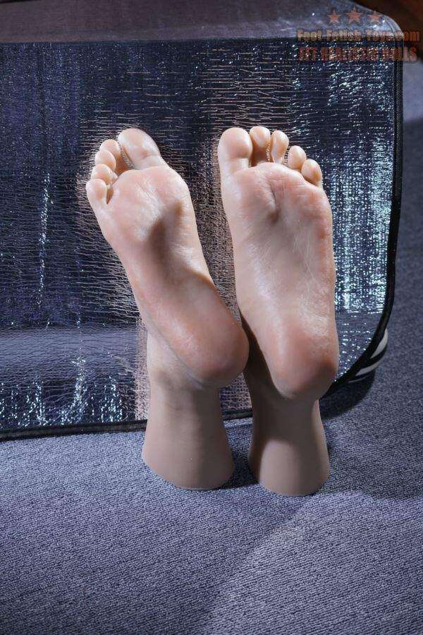 man feet