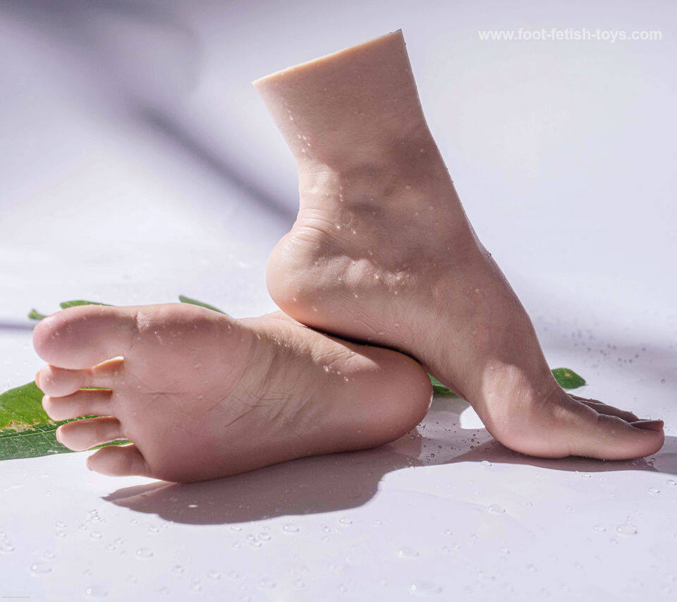 realistic silicone feet