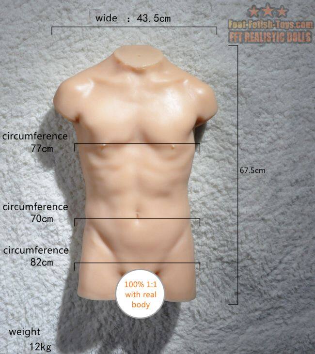 silicone strong man body
