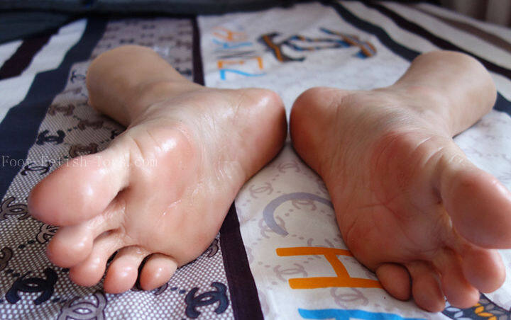 man feet model