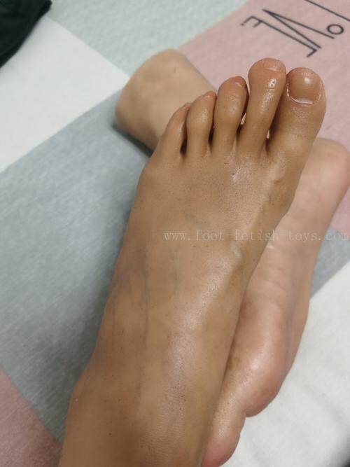 man feet